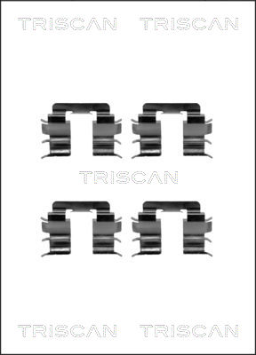 TRISCAN Tartozékkészlet, tárcsafékbetét 8105141587_TRIS