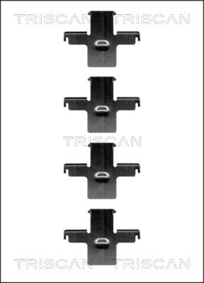 TRISCAN Tartozékkészlet, tárcsafékbetét 8105141588_TRIS