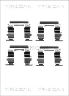 TRISCAN Tartozékkészlet, tárcsafékbetét 8105141604_TRIS