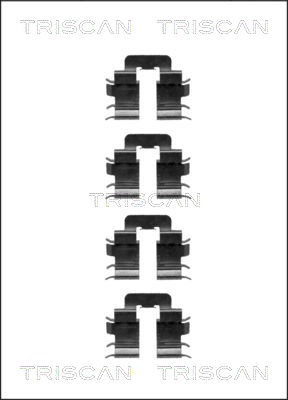 TRISCAN Tartozékkészlet, tárcsafékbetét 8105141607_TRIS