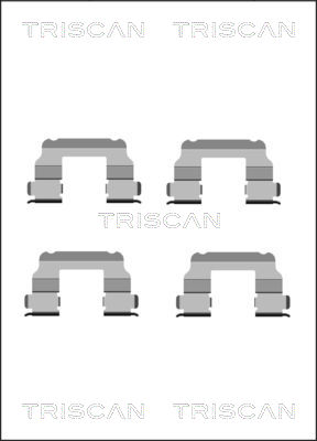 TRISCAN Tartozékkészlet, tárcsafékbetét 8105151349_TRIS