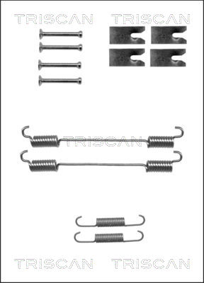 TRISCAN Tartozékkészlet, fékpofa 8105152561_TRIS