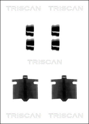 TRISCAN Tartozékkészlet, tárcsafékbetét 8105161539_TRIS