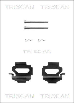 TRISCAN Tartozékkészlet, tárcsafékbetét 8105161574_TRIS