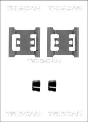 TRISCAN Tartozékkészlet, tárcsafékbetét 8105161611_TRIS