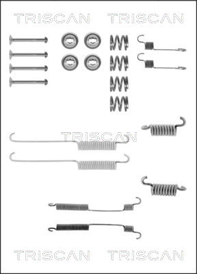 TRISCAN Tartozékkészlet, fékpofa 8105162036_TRIS