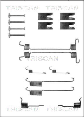 TRISCAN Tartozékkészlet, fékpofa 8105162585_TRIS