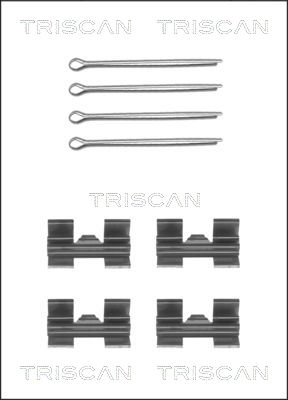 TRISCAN Tartozékkészlet, tárcsafékbetét 8105171001_TRIS