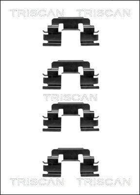 TRISCAN Tartozékkészlet, tárcsafékbetét 8105171006_TRIS