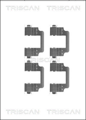 TRISCAN Tartozékkészlet, tárcsafékbetét 8105171598_TRIS