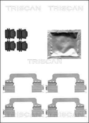 TRISCAN Tartozékkészlet, tárcsafékbetét 8105171602_TRIS