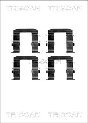 TRISCAN Tartozékkészlet, tárcsafékbetét 8105181004_TRIS