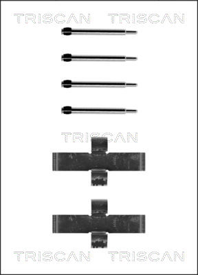 TRISCAN Tartozékkészlet, tárcsafékbetét 8105231445_TRIS