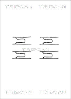 TRISCAN Tartozékkészlet, tárcsafékbetét 8105231580_TRIS