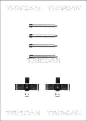 TRISCAN Tartozékkészlet, tárcsafékbetét 8105231581_TRIS