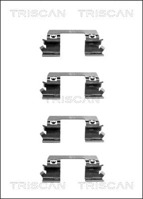 TRISCAN Tartozékkészlet, tárcsafékbetét 8105231585_TRIS