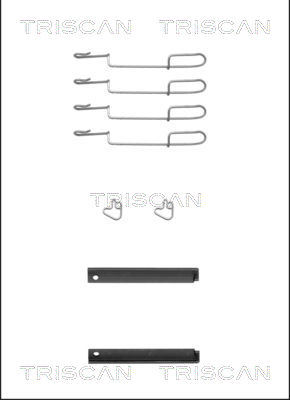 TRISCAN Tartozékkészlet, tárcsafékbetét 8105231587_TRIS