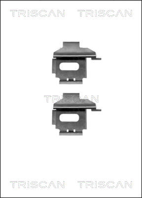 TRISCAN Tartozékkészlet, tárcsafékbetét 8105231588_TRIS