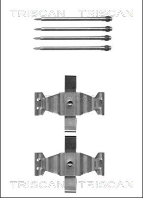 TRISCAN Tartozékkészlet, tárcsafékbetét 8105231593_TRIS