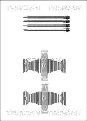 TRISCAN Tartozékkészlet, tárcsafékbetét 8105231595_TRIS