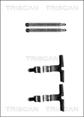 TRISCAN Tartozékkészlet, tárcsafékbetét 8105231600_TRIS