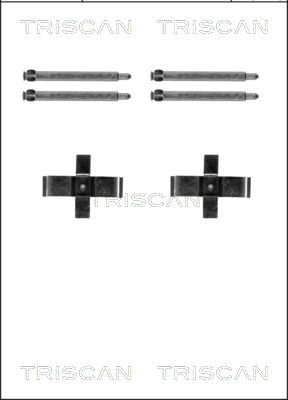 TRISCAN Tartozékkészlet, tárcsafékbetét 8105231604_TRIS