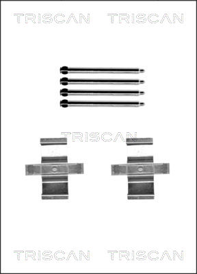 TRISCAN Tartozékkészlet, tárcsafékbetét 8105231607_TRIS