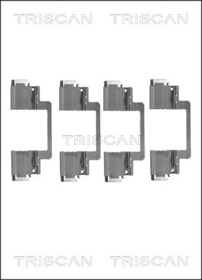 TRISCAN Tartozékkészlet, tárcsafékbetét 8105231608_TRIS