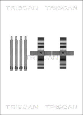 TRISCAN Tartozékkészlet, tárcsafékbetét 8105231611_TRIS