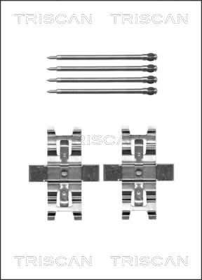 TRISCAN Tartozékkészlet, tárcsafékbetét 8105231614_TRIS