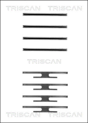 TRISCAN Tartozékkészlet, tárcsafékbetét 8105241412_TRIS