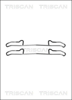 TRISCAN Tartozékkészlet, tárcsafékbetét 8105241536_TRIS