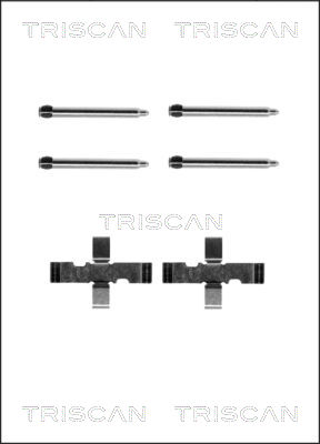 TRISCAN Tartozékkészlet, tárcsafékbetét 8105241538_TRIS