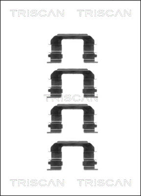 TRISCAN Tartozékkészlet, tárcsafékbetét 8105241604_TRIS