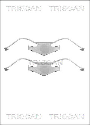 TRISCAN Tartozékkészlet, tárcsafékbetét 8105241605_TRIS