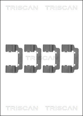 TRISCAN Tartozékkészlet, tárcsafékbetét 8105241620_TRIS