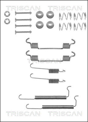 TRISCAN Tartozékkészlet, fékpofa 8105242563_TRIS