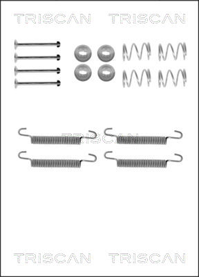 TRISCAN Tartozékkészlet, fékpofa 8105242570_TRIS