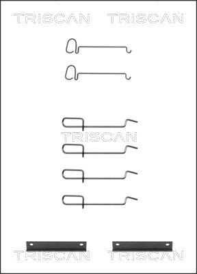 TRISCAN Tartozékkészlet, tárcsafékbetét 8105251527_TRIS