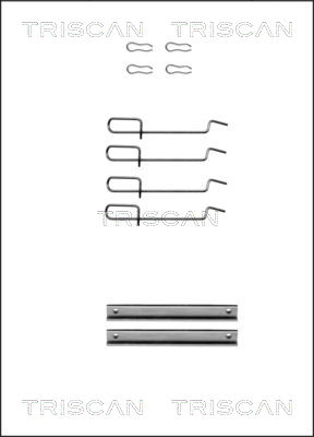 TRISCAN Tartozékkészlet, tárcsafékbetét 8105251593_TRIS