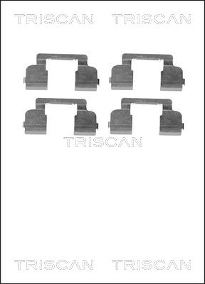 TRISCAN Tartozékkészlet, tárcsafékbetét 8105251597_TRIS