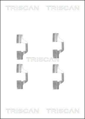 TRISCAN Tartozékkészlet, tárcsafékbetét 8105251598_TRIS