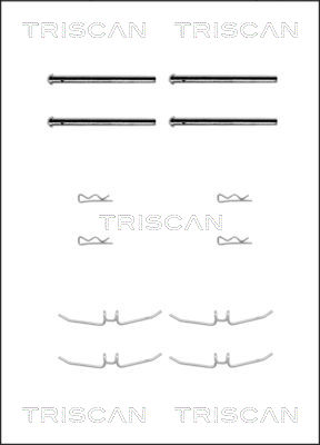 TRISCAN Tartozékkészlet, tárcsafékbetét 8105271192_TRIS