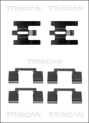 TRISCAN Tartozékkészlet, tárcsafékbetét 8105271603_TRIS