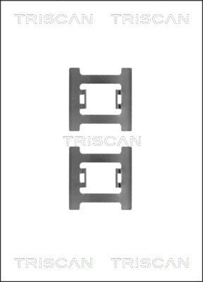 TRISCAN Tartozékkészlet, tárcsafékbetét 8105271606_TRIS