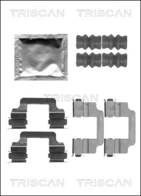 TRISCAN Tartozékkészlet, tárcsafékbetét 8105271607_TRIS