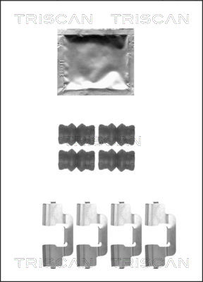 TRISCAN Tartozékkészlet, tárcsafékbetét 8105281596_TRIS