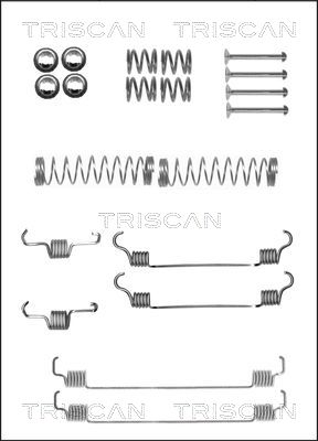 TRISCAN Tartozékkészlet, fékpofa 8105282570_TRIS