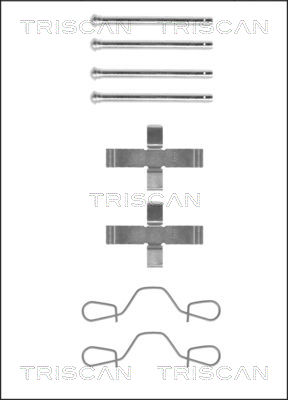 TRISCAN Tartozékkészlet, tárcsafékbetét 8105291410_TRIS