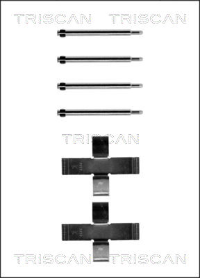 TRISCAN Tartozékkészlet, tárcsafékbetét 8105291493_TRIS